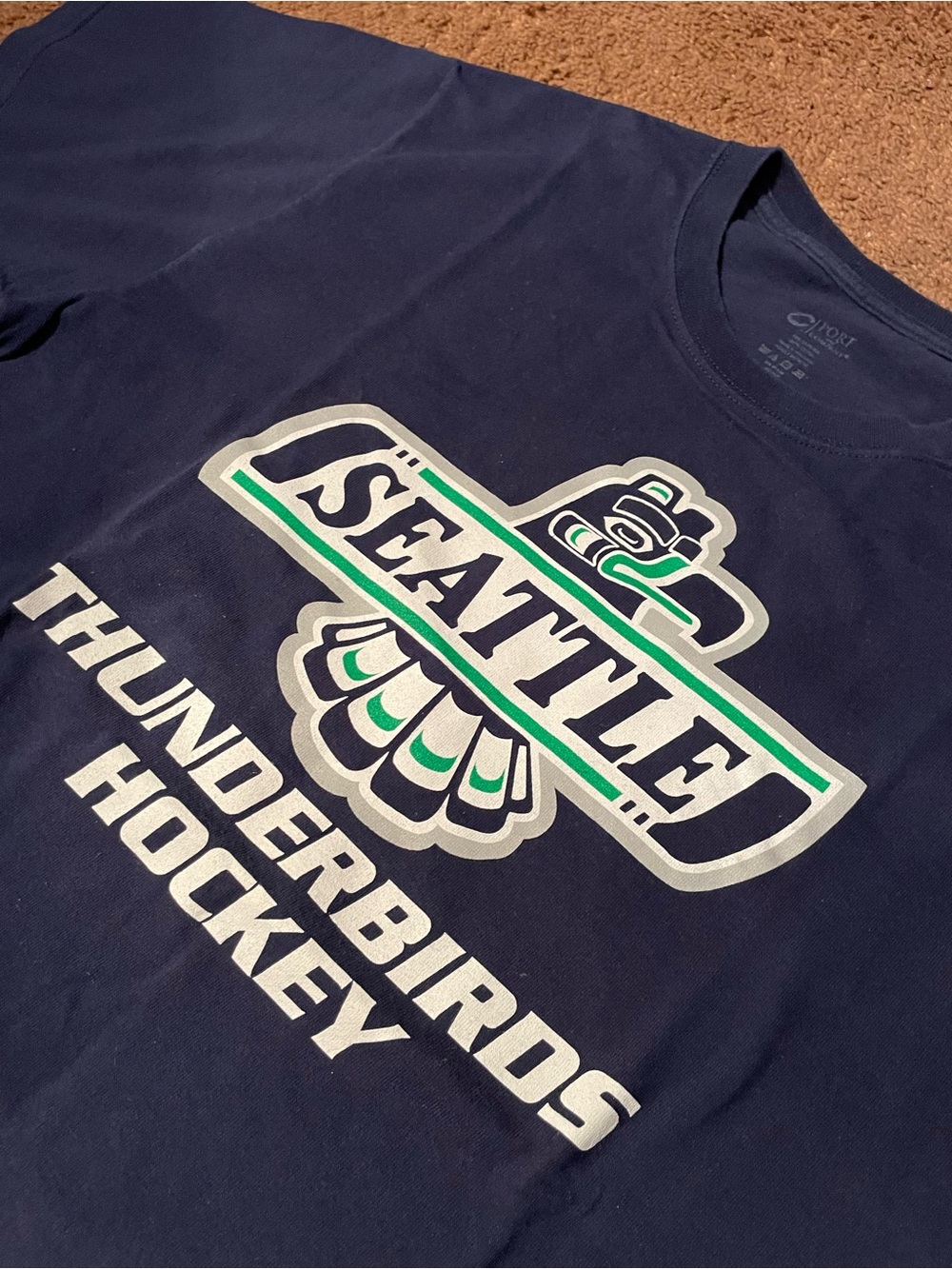 Seattle Thunderbirds WHL Junior Hockey Logo T Shirt